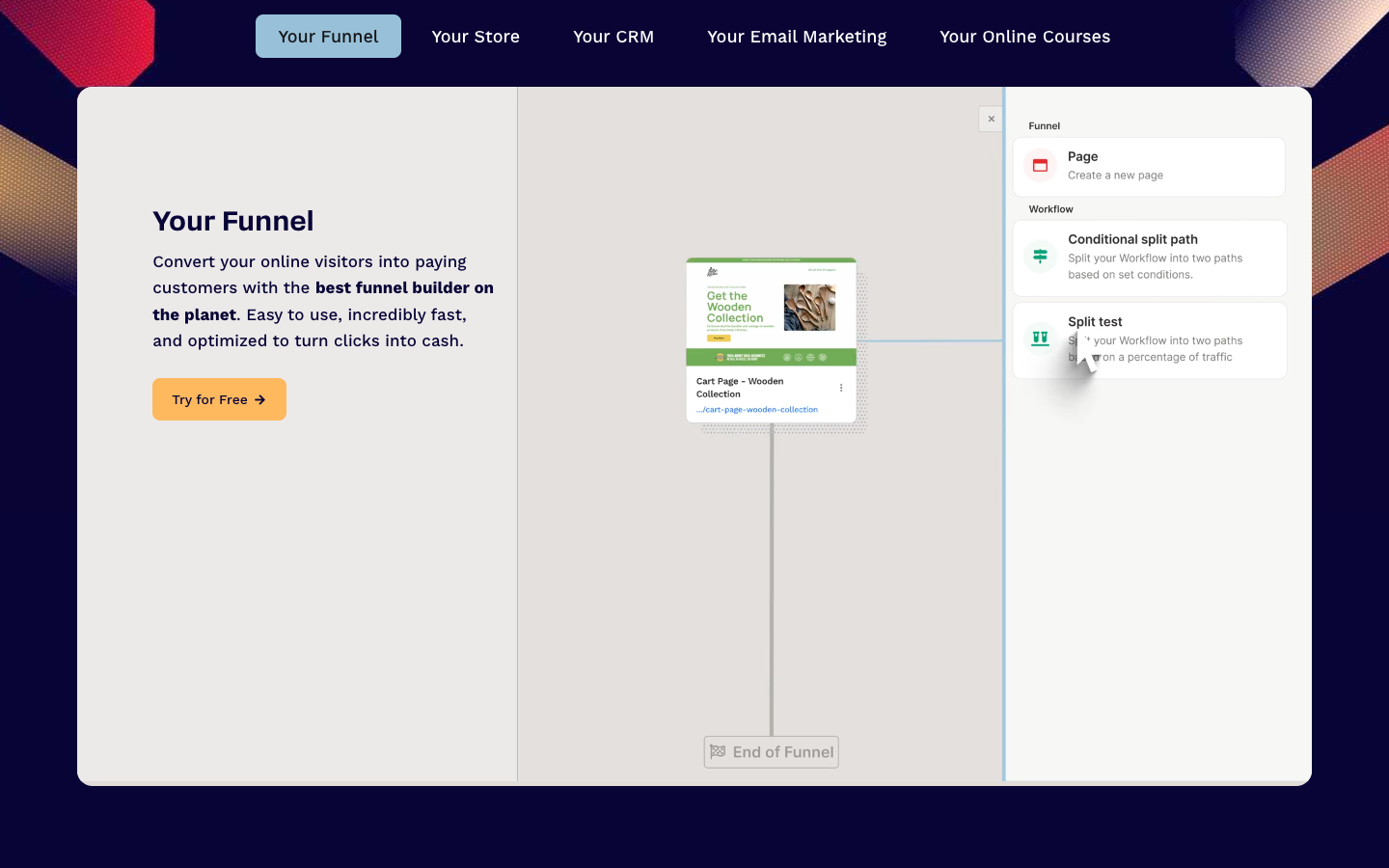 Le tableau de bord et les statistiques ClickFunnels